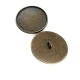 38 mm Shank Button front and detail view