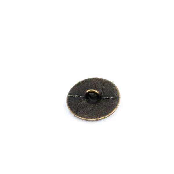 21 mm - 32 lignes Gemi Çapası Baskılı Ayaklı Düğme