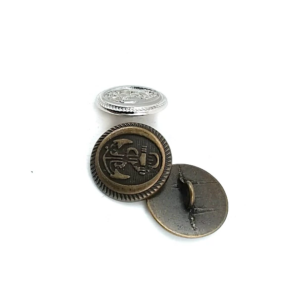 19 mm Shank Button front and detail view