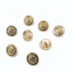 15 mm - 24 L Blazer Jacket Button Cufflinks (Set of 8) Shield Patterned E 966 SET8