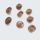 15 mm - 24 L Blazer Jacket Button Cufflinks (Set of 8) Shield Patterned E 966 SET8
