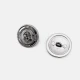 15 mm Shank Button front and detail view