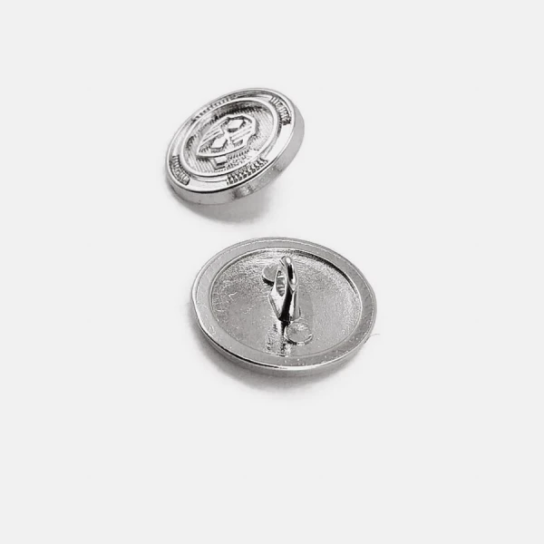 15 mm Shank Button front and detail view