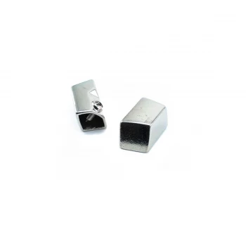 Metal Screw Lacing End 17.4 x 13.6 mm BU 01