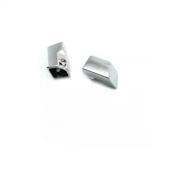 Metal Screw Lacing End 17.4 x 13.6 mm BU 01