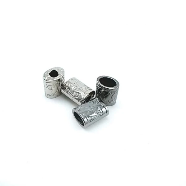 Bağ Ucu Metal Desenli Bağucu 5 mm Çap E 1107
