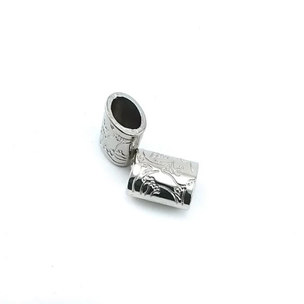 Bağ Ucu Metal Desenli Bağucu 5 mm Çap E 1107