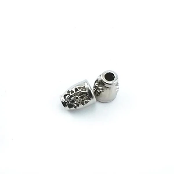 6 mm Cord Hole  Metal Cord End