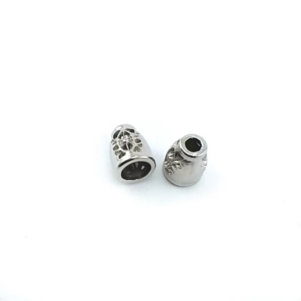 6 mm Cord Hole  Metal Cord End