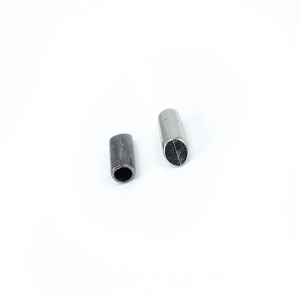 Lace end metal diameter 5 mm length 14 mm Lace end metal diameter 5 mm length 14 mm