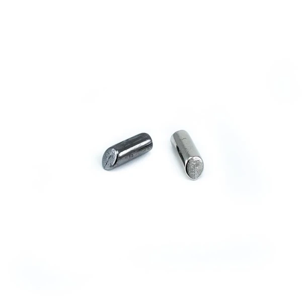 Lace end metal diameter 5 mm length 14 mm