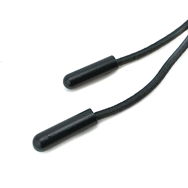 Siyah Bağcık Ucu Metal 5 mm Çap 20 mm Boy E 2092