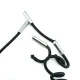 Siyah Bağcık Ucu Metal 5 mm Çap 20 mm Boy E 2092
