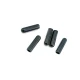 Siyah Bağcık Ucu Metal 5 mm Çap 20 mm Boy E 2092