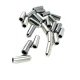 Çaplı Bağcık Ucu Metal 5 mm E 2097