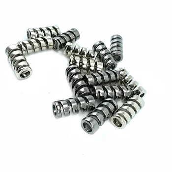 Cord End Hole 5 mm , Lace End Metal Spiral 17 mm E 2125