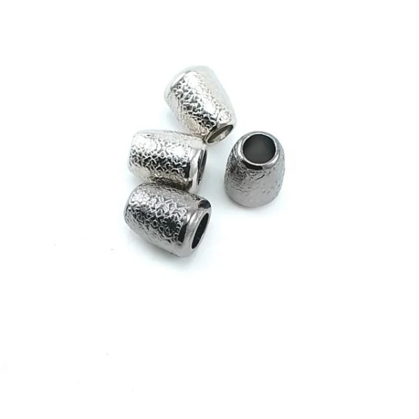 Bağucu 5 mm Delik Çapı Metal Kordon Ucu E 283