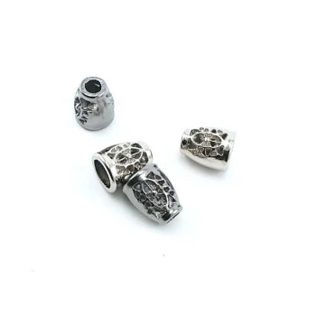 Hole Diameter 4 mm Cord End Metal Length 15 mm E 407