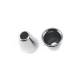 Metal cord end diameter 4 mm length 10 mm