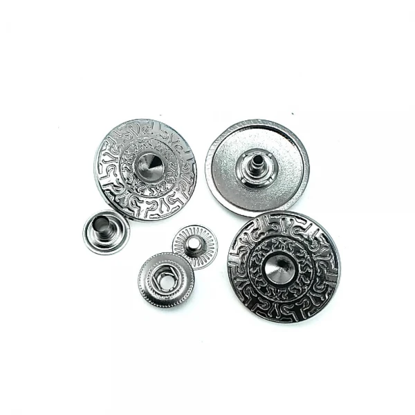 Rhinestone Snap Fasteners Button for Coat 23 mm 36 L B 48