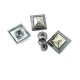 Kare Şekil Çift Renk Mont Çıtçıtı 20 x 20 mm B 67