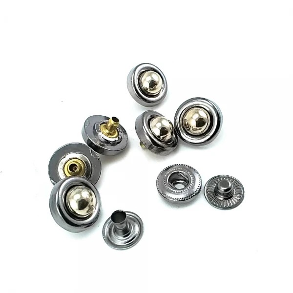 Double Color Metal Snap Fasteners Button 14 mm 22 L B 70