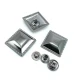 Square Snap Fasteners Button with Pyramid Design 25 x 25 mm B 76