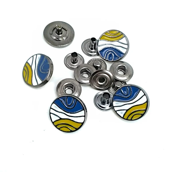 Çıtçıt Düğme Mineli Renkli Çıtçıt Düğme 17 mm B 88