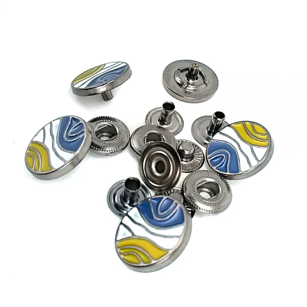 Çıtçıt Düğme Mineli Renkli Çıtçıt Düğme 17 mm B 88