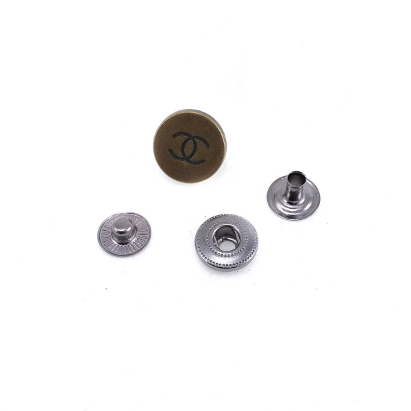 Metal Snap fasteners Button 15 mm 24 L E 1137 Metal Snap fasteners Button 15 mm 24 L E 1137