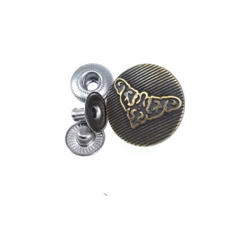 Coat Snap Fasteners  22 mm - 36 L Metal Crown Design Snap Button E 1140