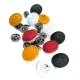 Enamel Snap Fasteners Cup 19 mm 30 L Crown Logo E 1448 Enamel Snap Fasteners Cup 19 mm 30 L Crown Logo E 1448