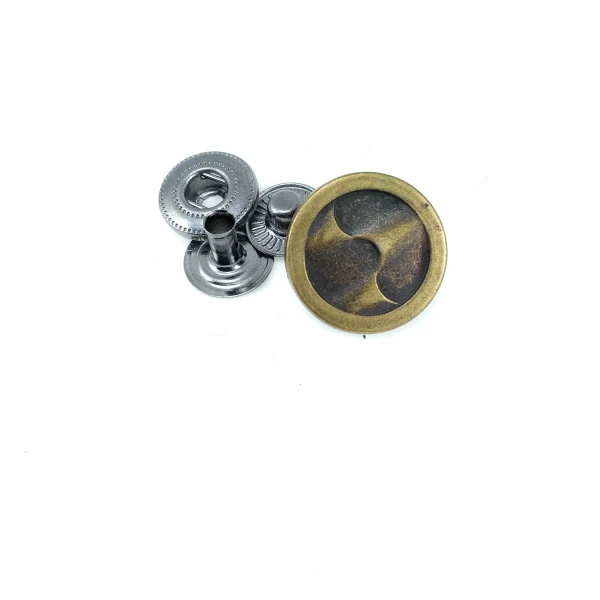 Stylish Patterned Snap fateners Button 17 mm - 27 L E 1457 Stylish Patterned Snap fateners Button 17 mm - 27 L E 1457
