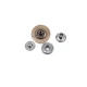 Taç Logolu Zamak Çıtçıt Düğme 18 mm - 29 boy E 1466 V1