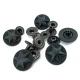 Metal Yıldız Tasarımlı Çıt çıt Düğme Mat Boya 17 mm - 27 boy E 1482 MN