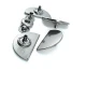 Yarım Daire Şekil Dış Giyim Çıtçıtı 30 x 17 mm E 1579