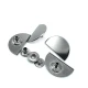 Yarım Daire Şekil Dış Giyim Çıtçıtı 30 x 17 mm E 1579