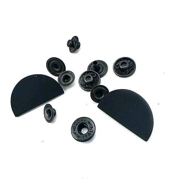 Yarım Daire Şekil Dış Giyim Çıtçıtı 30 x 17 mm E 1579