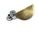 Yarım Daire Şekil Dış Giyim Çıtçıtı 30 x 17 mm E 1579