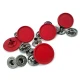 Mineli Çıt çıt Düğme 17 mm - 27 boy E 1593
