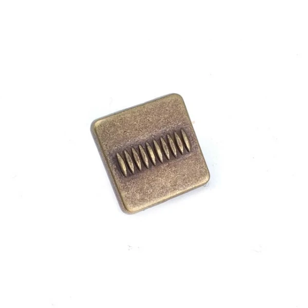 Snap Fasteners Square Shape Patterned 15 x 15 mm E 170