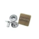 Snap Fasteners Square Shape Patterned 15 x 15 mm E 170