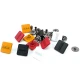 Çıtçıt Düğme Kare Şekil Siyah 15 x 15 mm E 170 MC