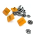 Çıtçıt Düğme Kare Şekil Siyah 15 x 15 mm E 170 MC