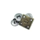 Square Snap Fasteners Button Hole and Dot Pattern 15 x 15 mm E 172