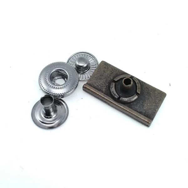 Coat Snap Fasteners Button Rectangle Design 23 x 12 mm E 174