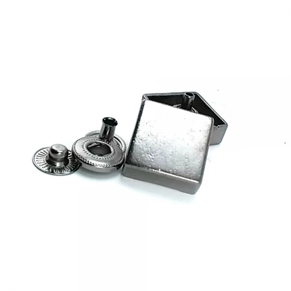Square Shape Snap Fasteners Button 18 x 18 mm E 1748