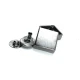Square Shape Snap Fasteners Button 18 x 18 mm E 1748