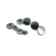 Flat Coin Shape Snap Fasteners Button 15 mm - 24 L E 1784