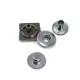 Coat Snap Fasteners  Square Snap Button 13 x 13 mm E 182